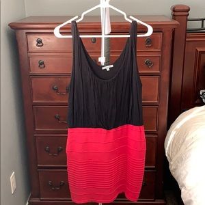 Red & black dress